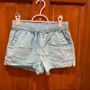 Southern Tide Blue Pajama Shorts with Elastic Waistband